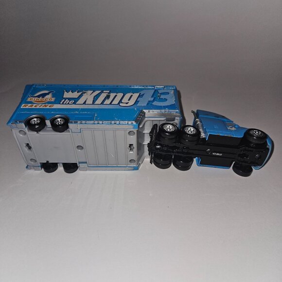 Disney Pixar Cars #43 The King Dinoco Hauler Semi Truck Trailer STICKER WEAR - Picture 7 of 14